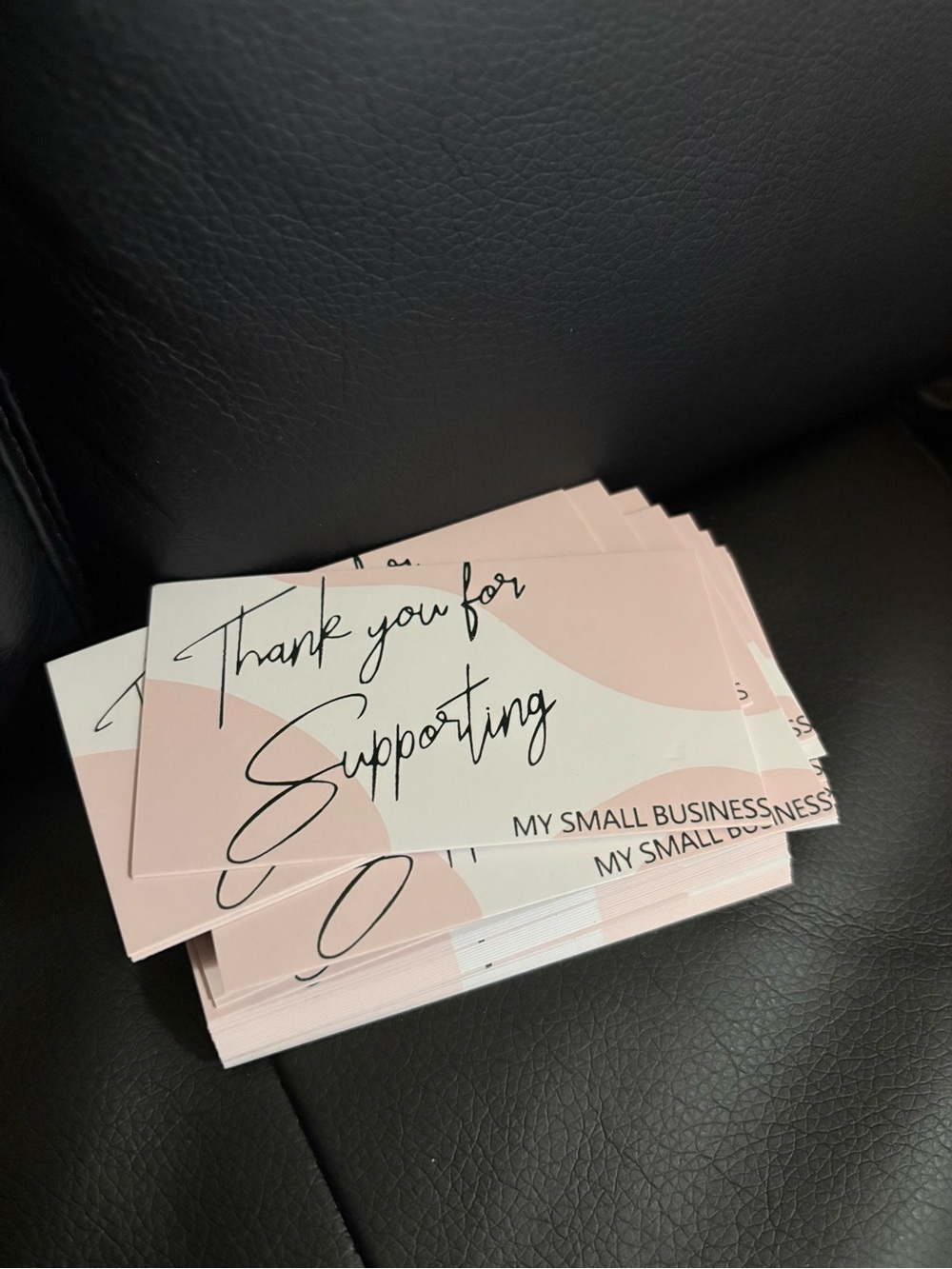 Thank you for supporting my small business cards ( 50 in pack )